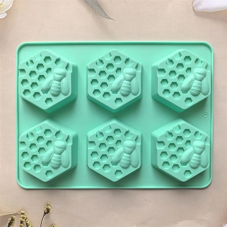 Bee Shape Silicone Soap Mold factory