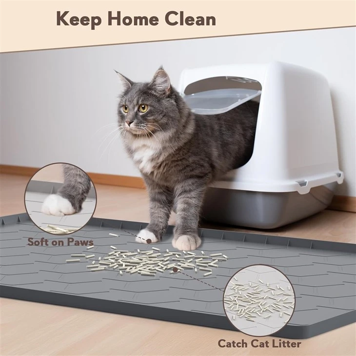 Large Silicone Cat Litter Mats